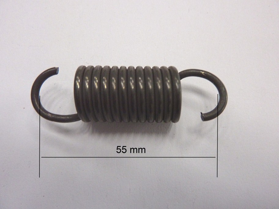 Ressort échappement court en acier